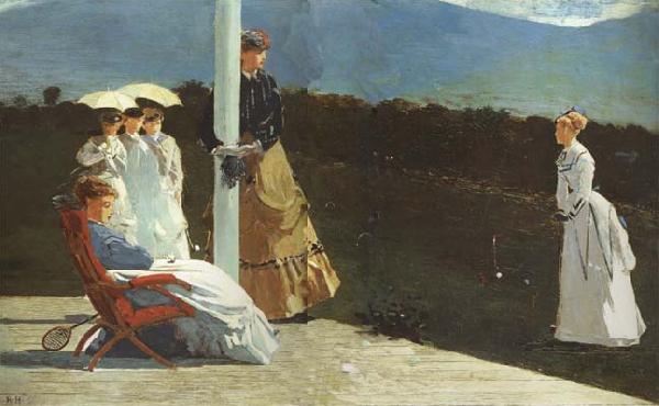 Winslow Homer The Croquet Match (mk44) Germany oil painting art